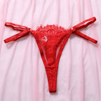 Shelliy Midnight Luxe Eyelash Lace Garter 4-Piece Set