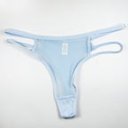 Light Blue Shelliy Sheer Mesh Bikini Brief