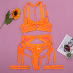 Shelliy Midnight Luxe Crisscross Harness 4-Piece Set