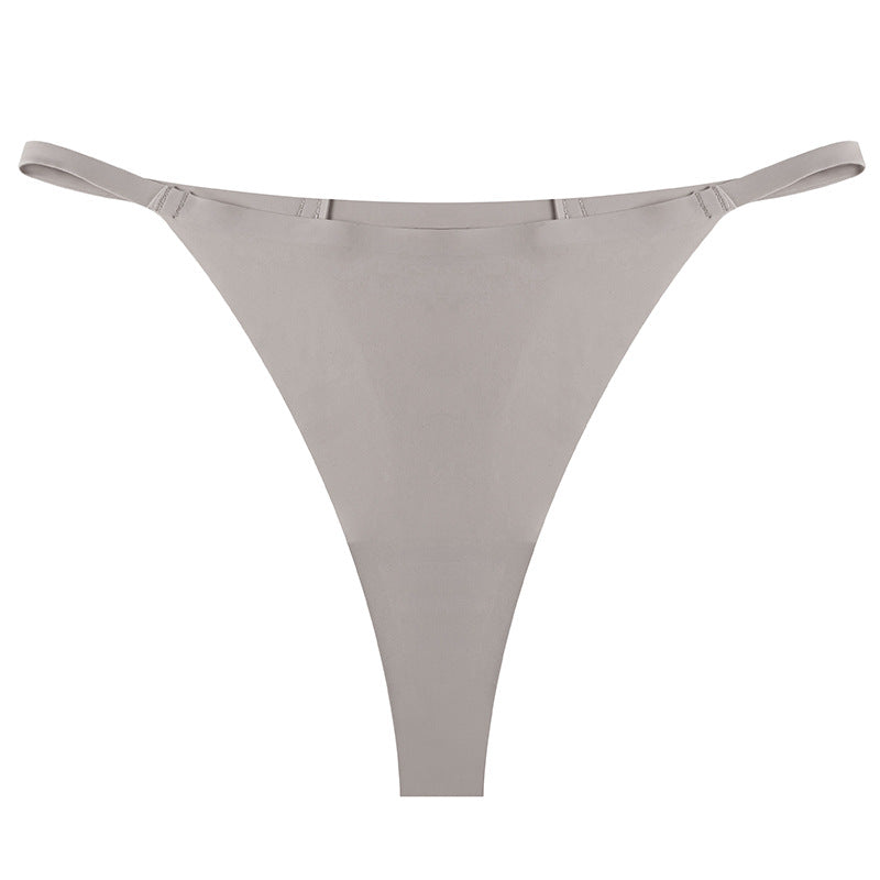 Shelliy Seamless Ice-Silk Thong