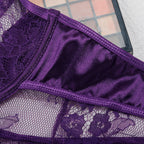 Shelliy Dark Romance Sheer Lash-Lace Underwired Bodysuit