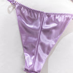 Shelliy French Sheer Embroidered 4-Piece Lingerie Set