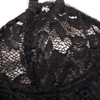 Shelliy Midnight Lace-Up Lace 3-Piece Garter & Thong Set