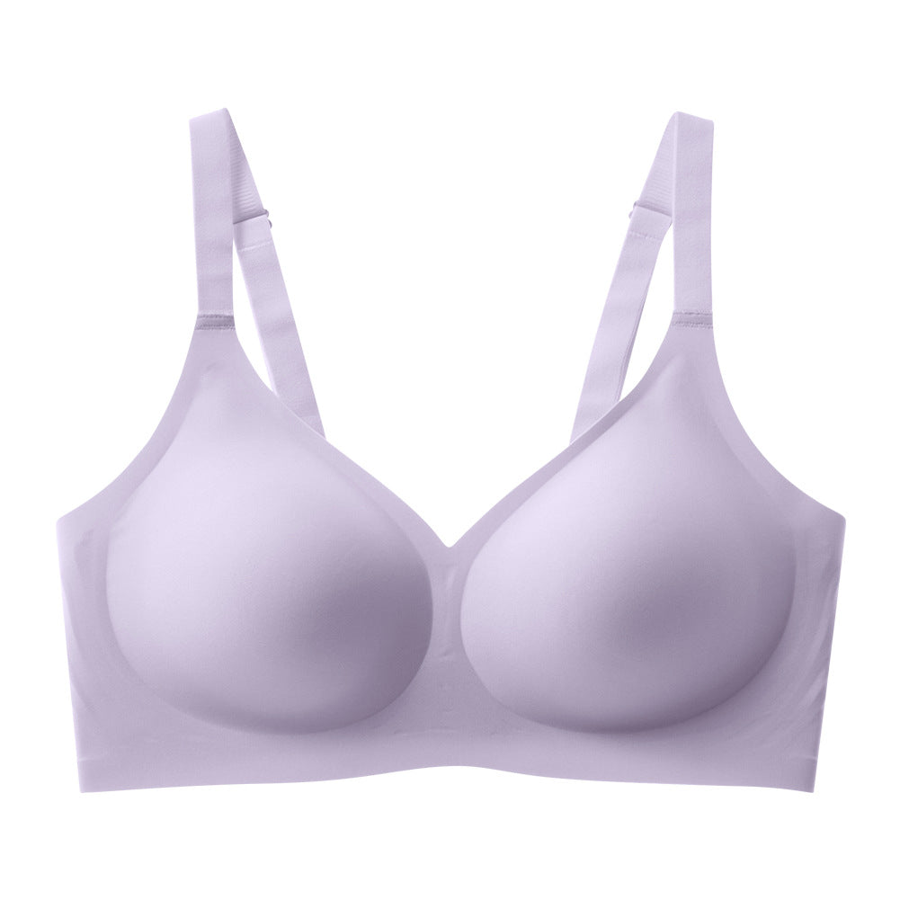 Purple Shelliy Seamless Gel Wireless T-Shirt Bra — Shelliy Official