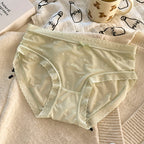 Green Shelliy Brief Front — Cotton-Gusset