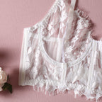 Shelliy Coquette Lace Boned Cami Corset Set