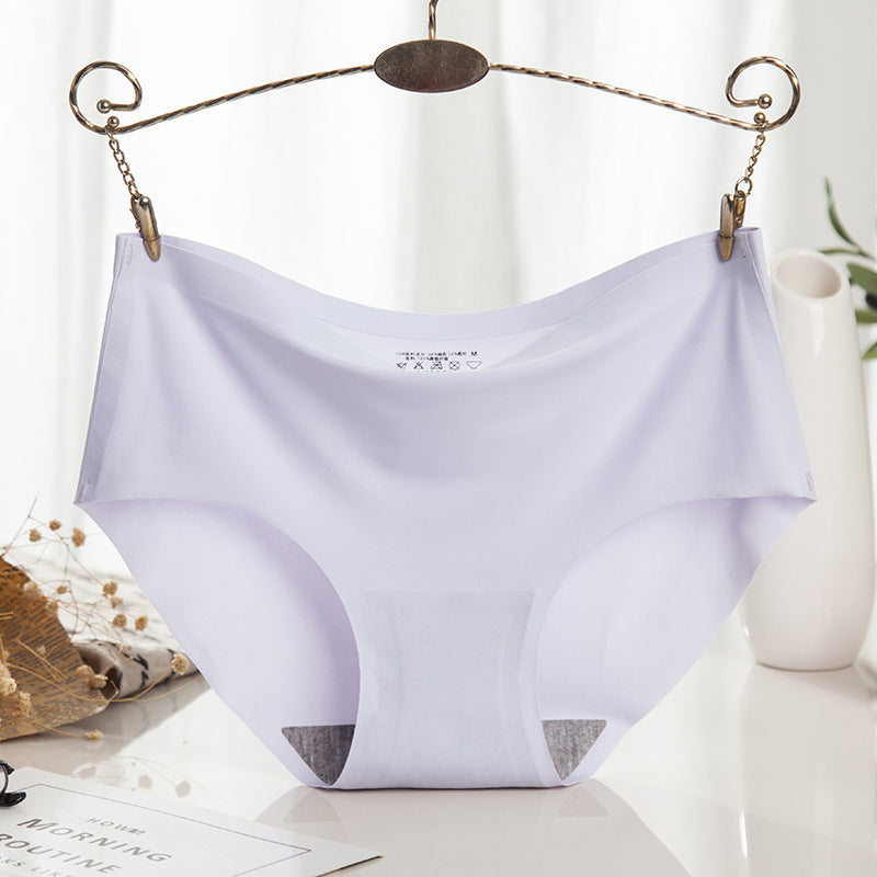 Purple Shelliy Hip-Lift No-Show Brief Front on hanger — No-Show