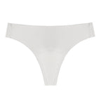 White Shelliy Ice-Silk No-Show Brief — Breathable Second-Skin