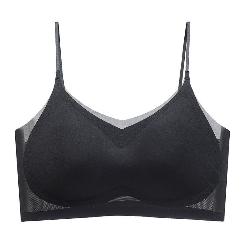 Black Shelliy Bra Front — Wire-Free