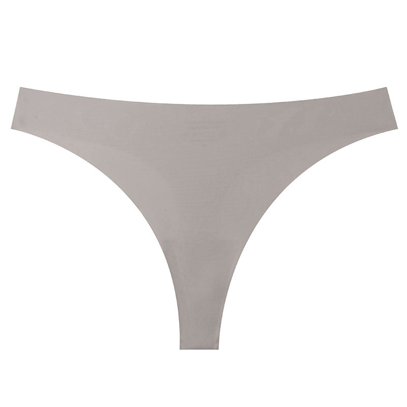 Shelliy Minimalist Ice-Silk T-Back Thong