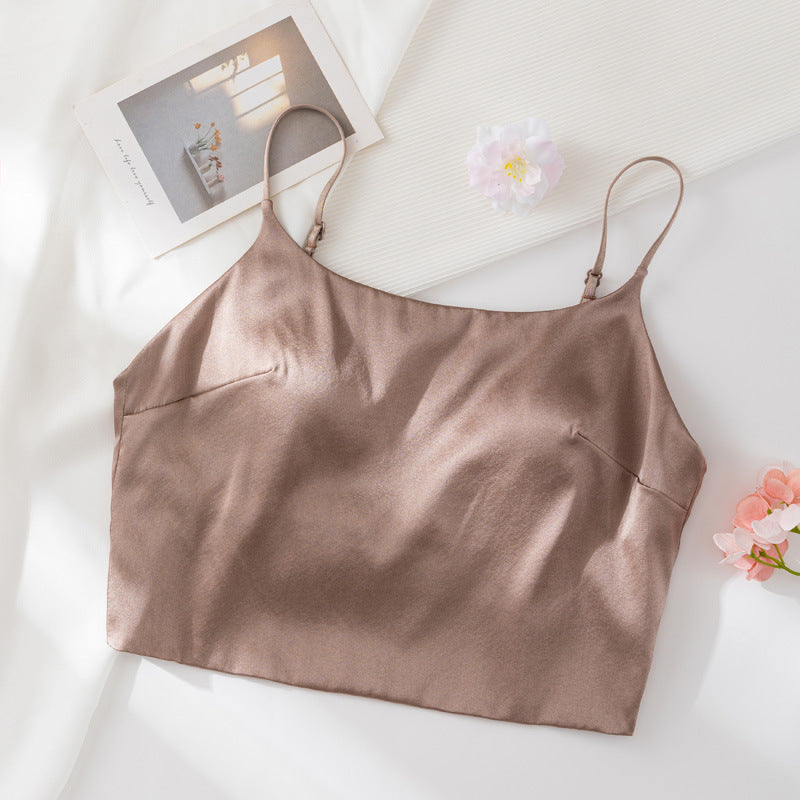 Coffee Shelliy Bra Front — Wire-Free