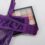 Shelliy Dark Romance Sheer Lash-Lace Underwired Bodysuit