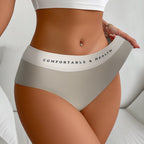 Shelliy Minimalist Color-Block High-Waist Brief featuring premium soft fabric and comfortable stretch waistband — Elegant everyday essential (View 2)