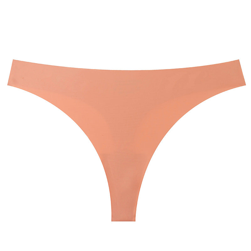 Shelliy Minimalist Ice-Silk T-Back Thong