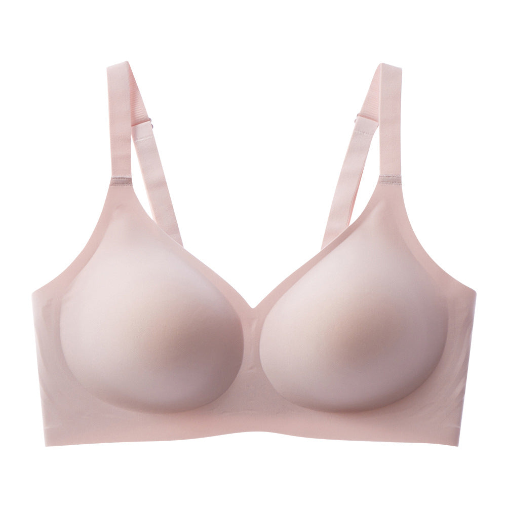 Blush Pink Shelliy Seamless Gel Wireless T-Shirt Bra — Shelliy Official