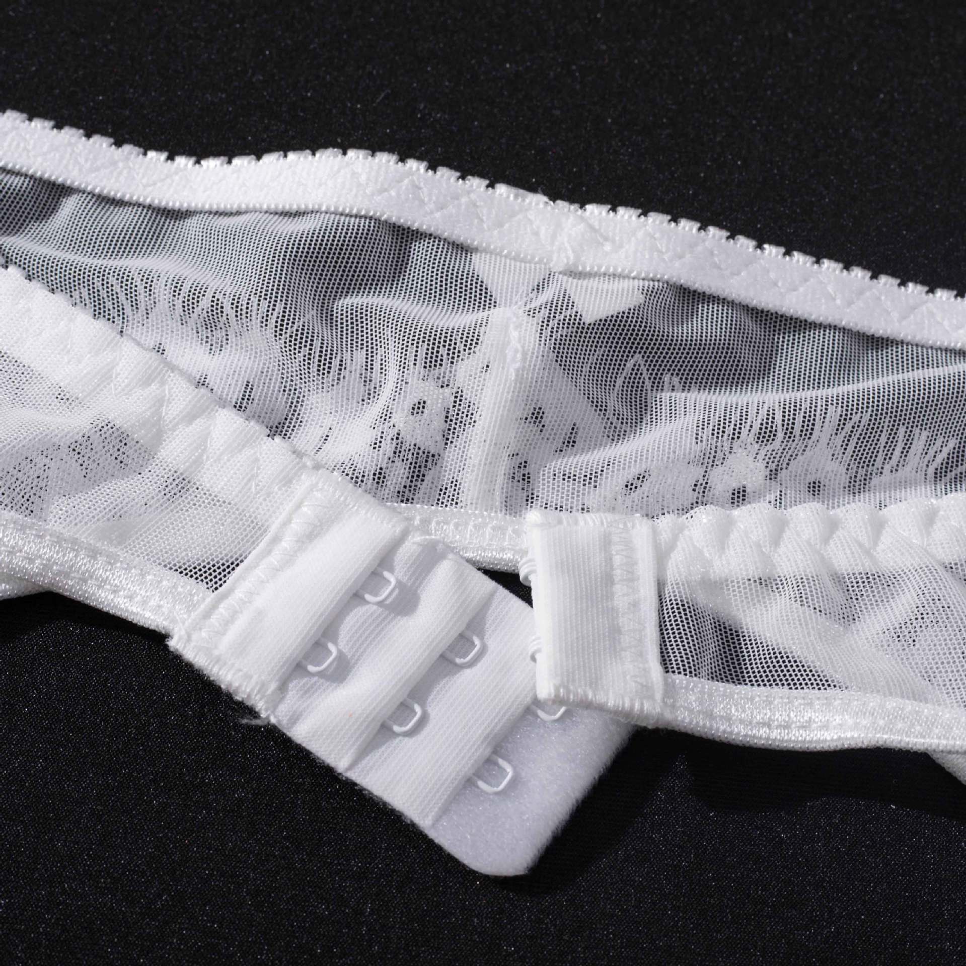 Shelliy French Sheer Lash-Lace 4-Piece Set