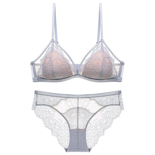 Shelliy Alpine Shadow French Lace Bra
