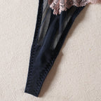 Shelliy Coquette Lace Sheer Balconette 2-Piece Lingerie Set