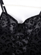 Shelliy Midnight Luxe Sheer Mesh Bodysuit