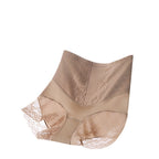 Nude Shelliy Brief High-Waist Product Shot On White Background — Other: angled product-only shot