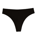 Black Shelliy Ice-Silk No-Show Brief — Breathable Second-Skin