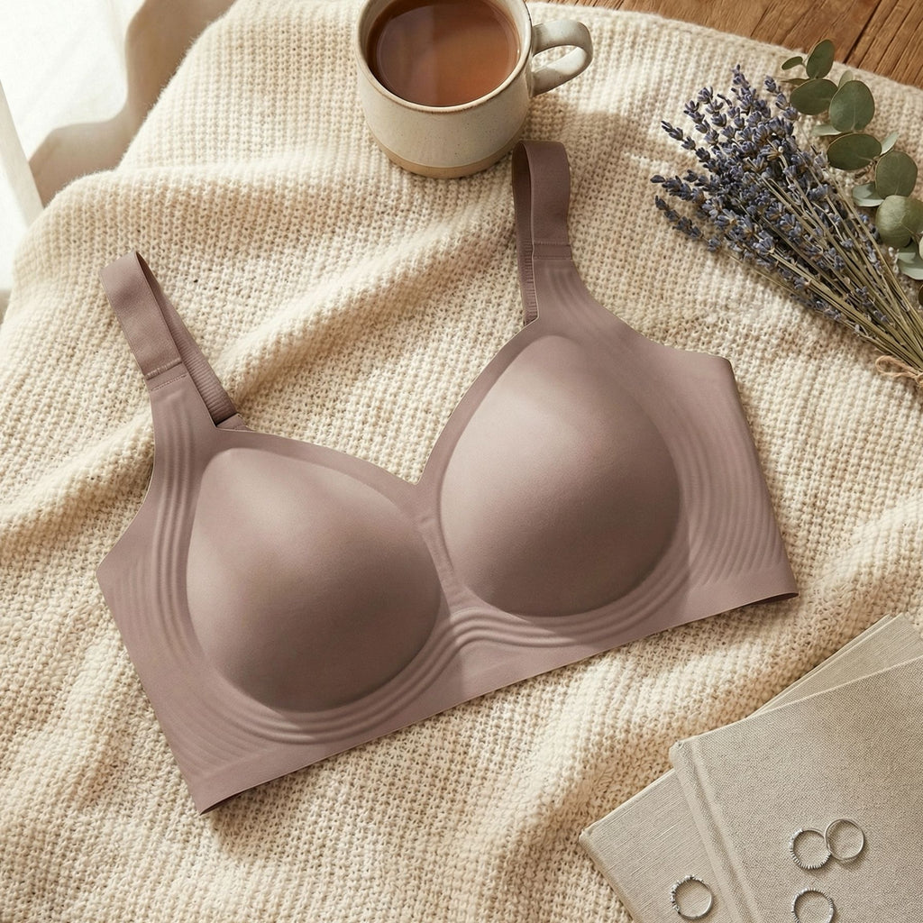 Shelliy Minimalist Contour Bra Gray
