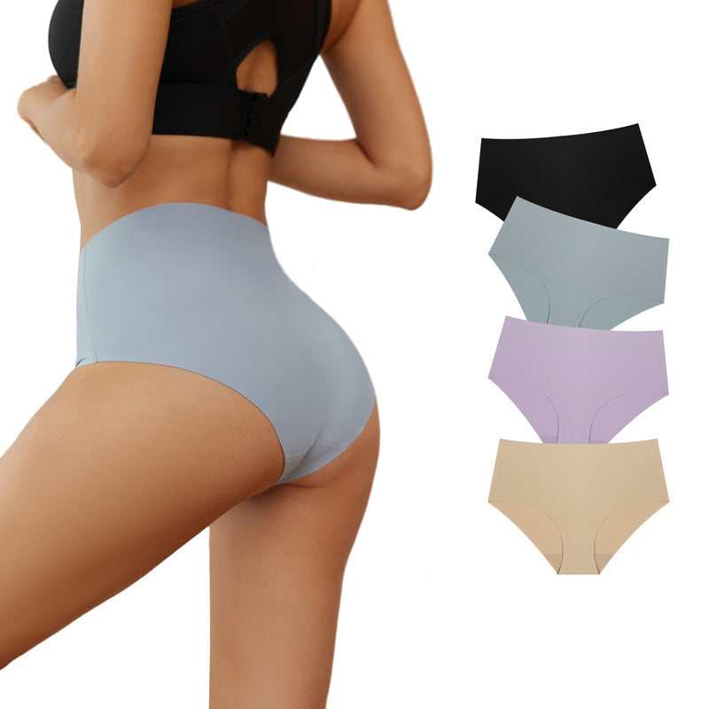 High-Waist Cooling Brief Back View — Shelliy Breathable Second-Skin