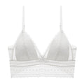 White Shelliy Bra Front — Wire-Free