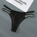 Black Shelliy Sheer Mesh Bikini Brief — Denver Minimalist Lingerie