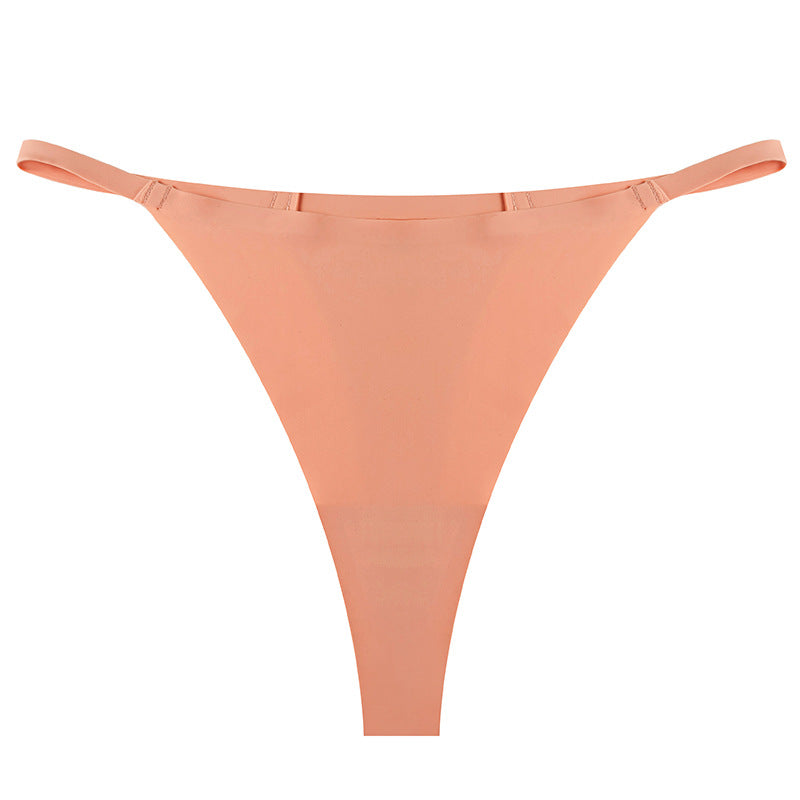 Shelliy Seamless Ice-Silk Thong