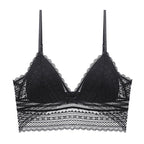 Black Shelliy Bra Front — Wire-Free