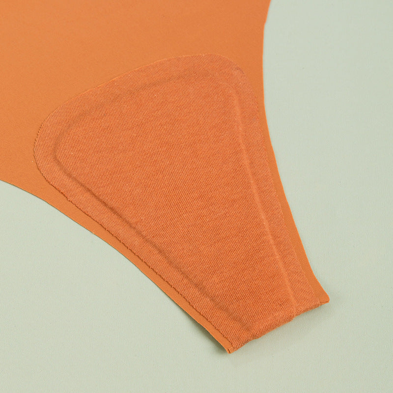 Ice-Silk No-Show Brief Detail Gusset — Shelliy Cotton Comfort