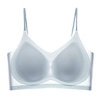Blue Shelliy Bra Front — Wire-Free