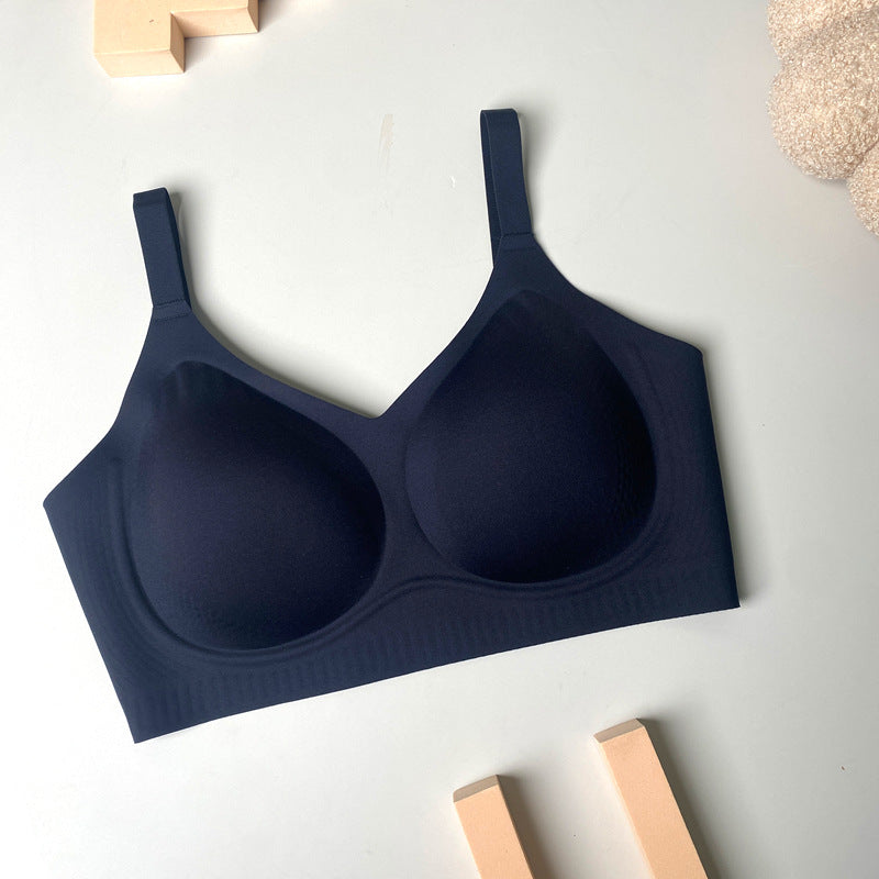 Shelliy Minimalist Molded Seamless Bra Black