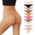 Shelliy Minimalist Ice-Silk T-Back Thong