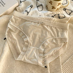 Gray Shelliy Brief Front — Cotton-Gusset