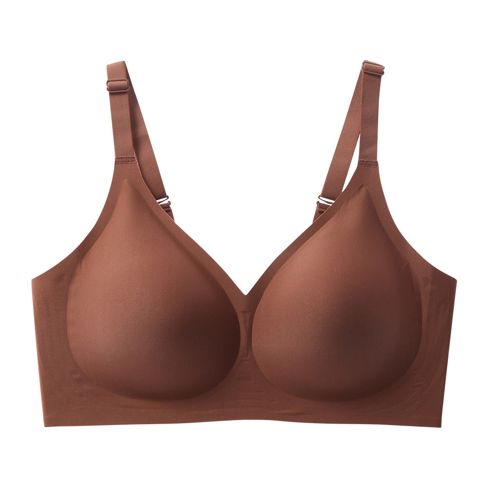 Shelliy Seamless Gel Wireless T-Shirt Bra Detail Close-Up — Shelliy Official