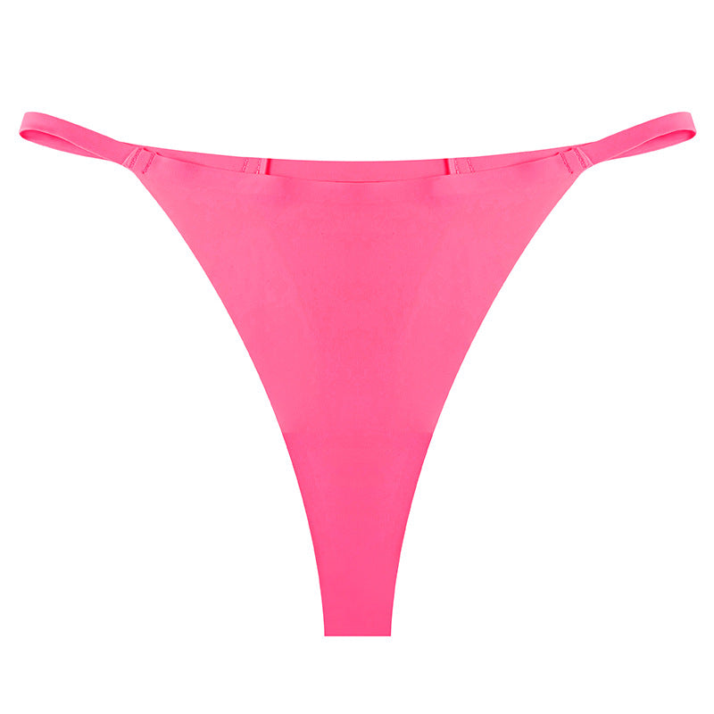 Shelliy Seamless Ice-Silk Thong