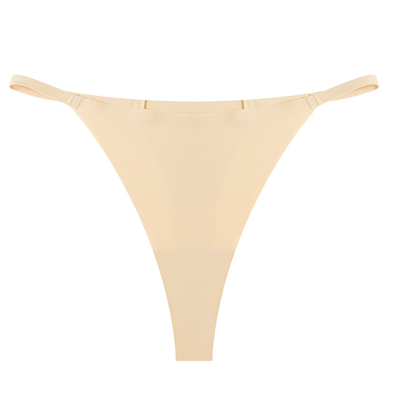 Shelliy Seamless Ice-Silk Thong