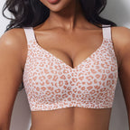 Pink Leopard Shelliy Seamless Gel Wireless T-Shirt Bra — Shelliy Official