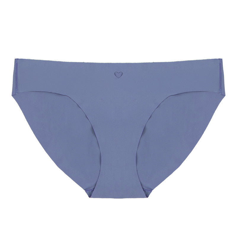 Shelliy Minimalist Low-Rise Ice-Silk Brief