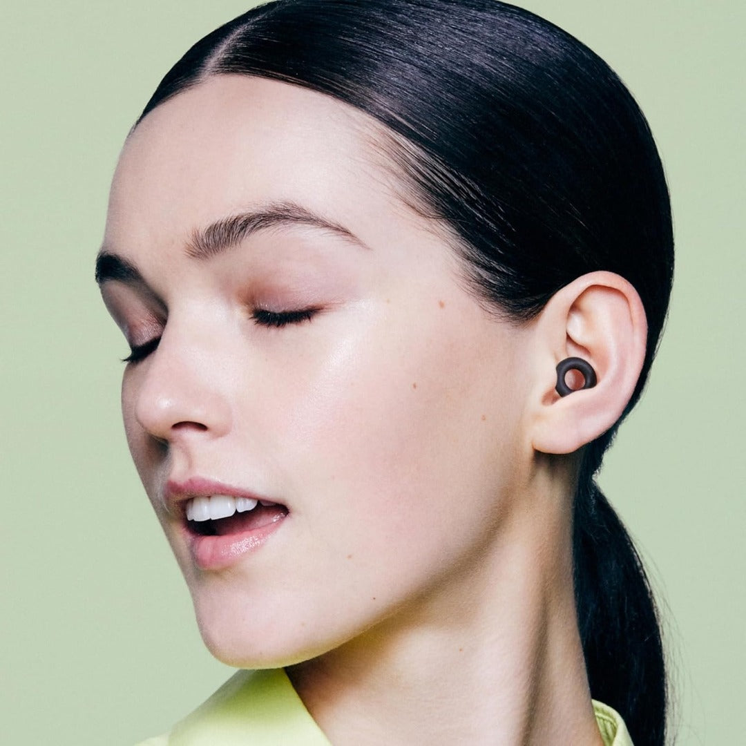Carsine Ear Plugs ¨C Ultra-Comfy Reusable 24dB (SNR) Noise-Reducing Earplugs for Sleep, Deep Focus, Travel, Noise Sensitivity, Flexible Hearing Protection, Customizable Fit Black