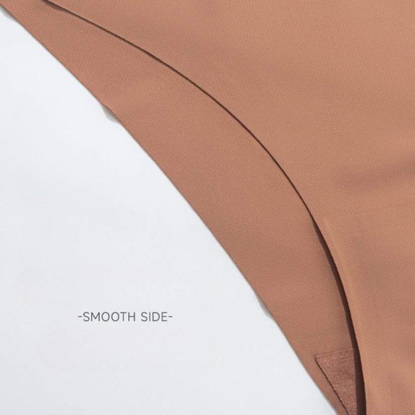 Shelliy Minimalist V-Cut Ice-Silk Brief featuring silky-smooth cooling ice silk fabric and seamless no-show edges — Sleek invisible comfort for seamless fit (View 5)