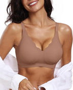 Shelliy Seamless Sculpt Plus Bra Coffee