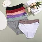 Shelliy O-Ring Ribbed Cotton String-Side Bikini - View 1