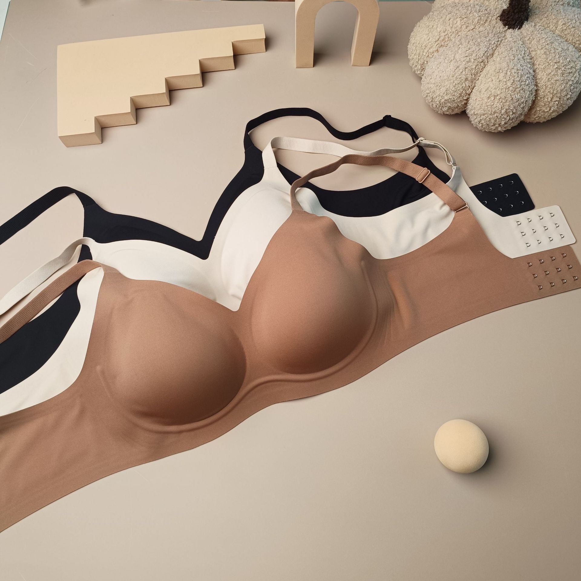 Shelliy Molded Balconette Bra Black side view